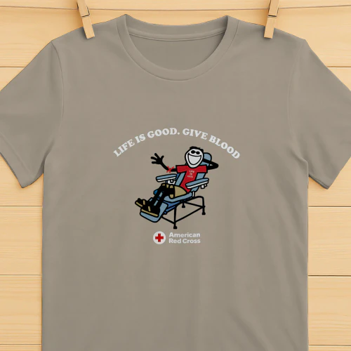 Red Cross Life Is Good Shirt