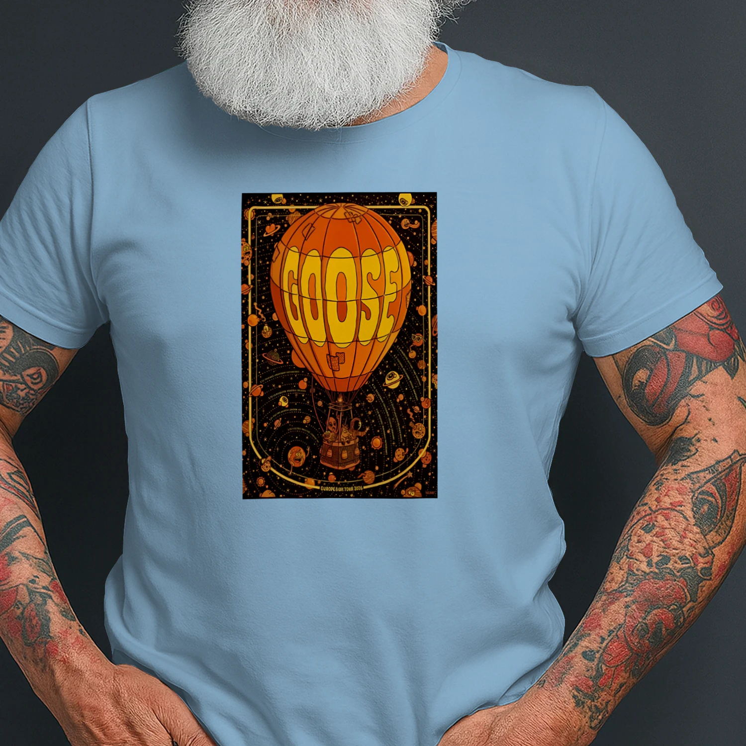 Official Goose Tour Europe + Uk 2026 Poster Shirt