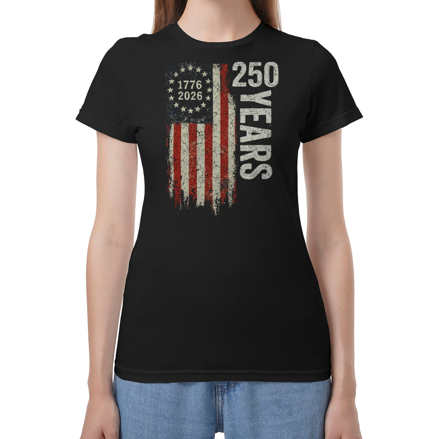 250 Years America Vintage Flag
