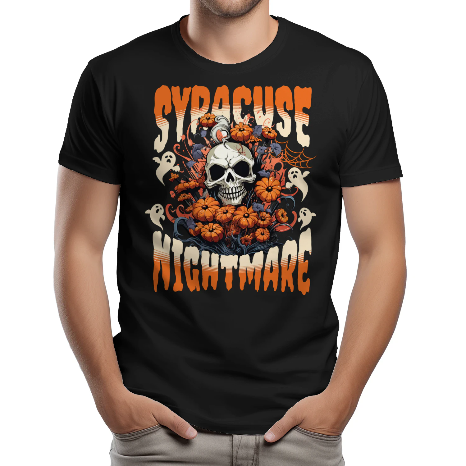 Syracuse Nightmare Spooky Skull Halloween