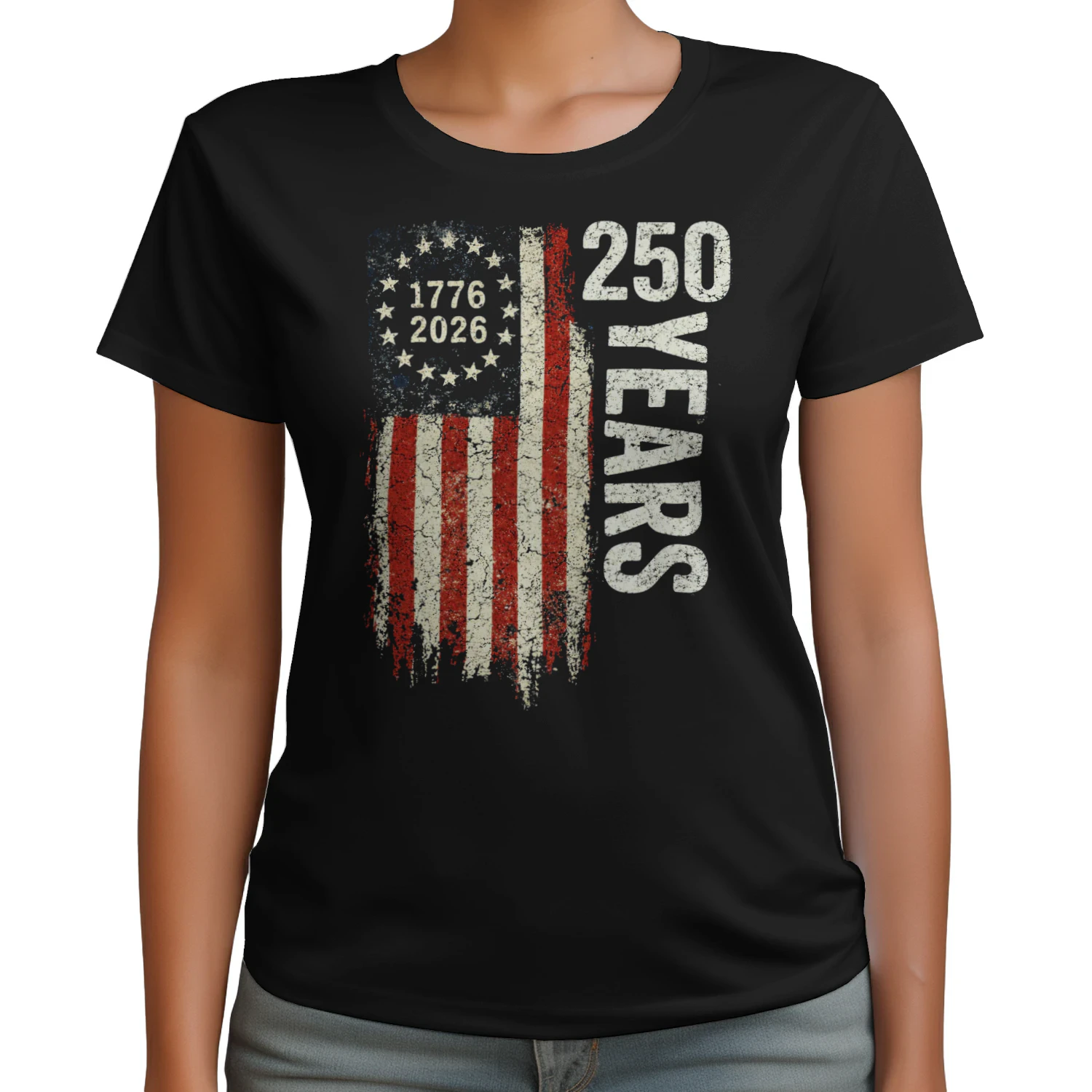 250 Years America Vintage Flag