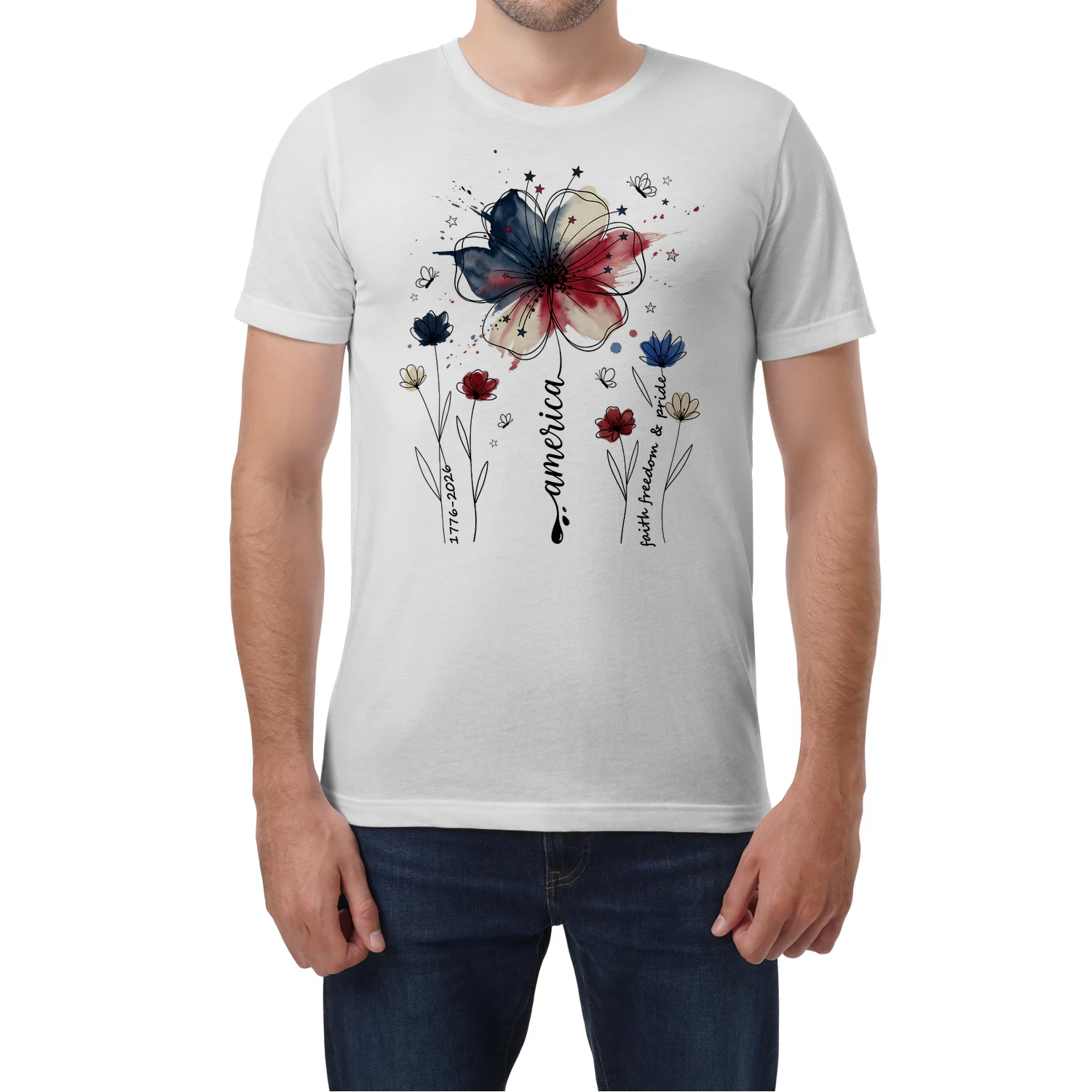 Boho Floral USA 250