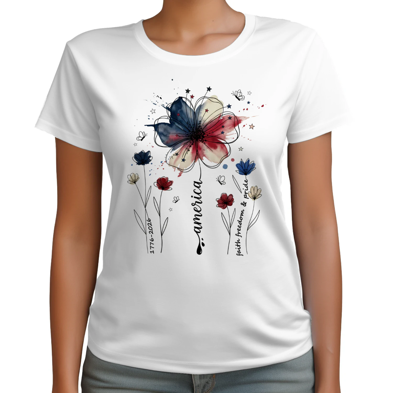 Boho Floral USA 250