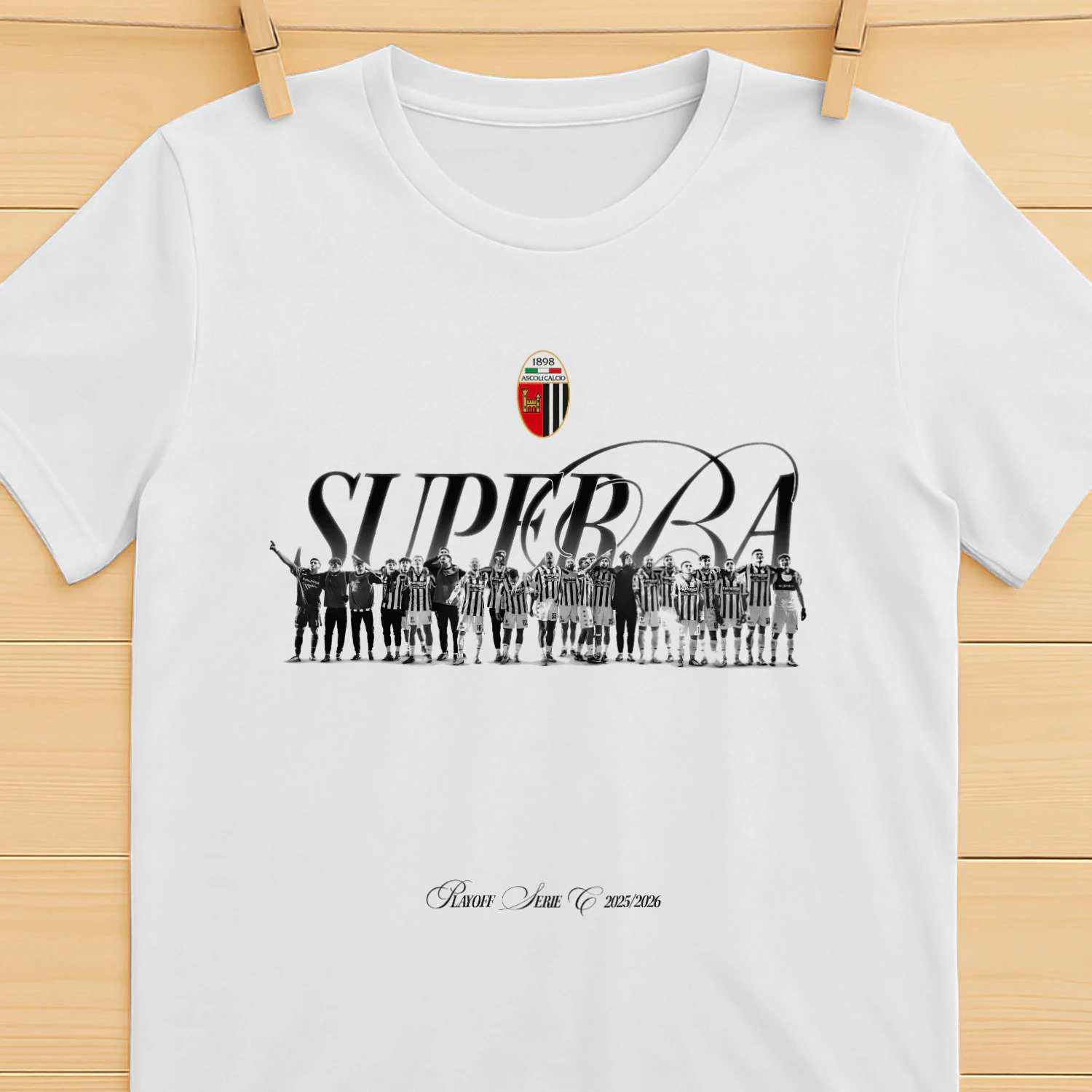 Ascoli Calcio 1898 Superba T-Shirt – Serie C 2025_2026 Supporters Edition