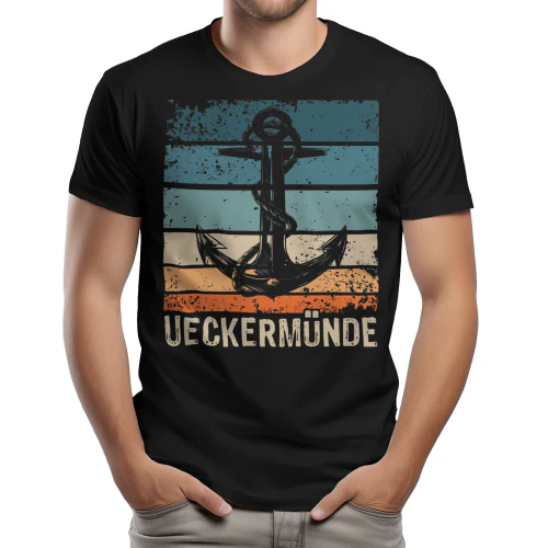 ueckermuende-anker-retro-tshirt
