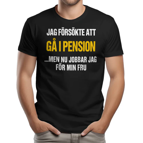 jag forsokte att ga i pension men nu jobbar jag