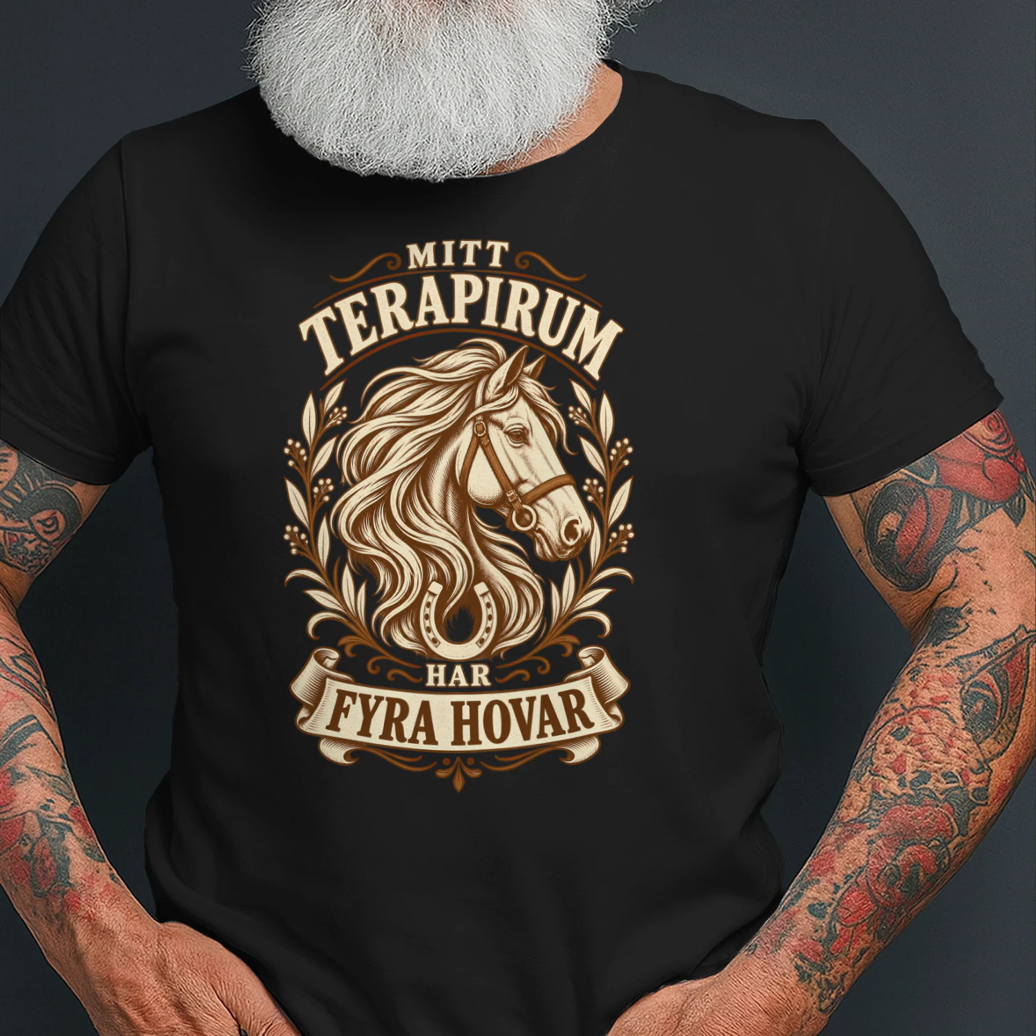 mitt terapirum har fyra hovar horse equestrian