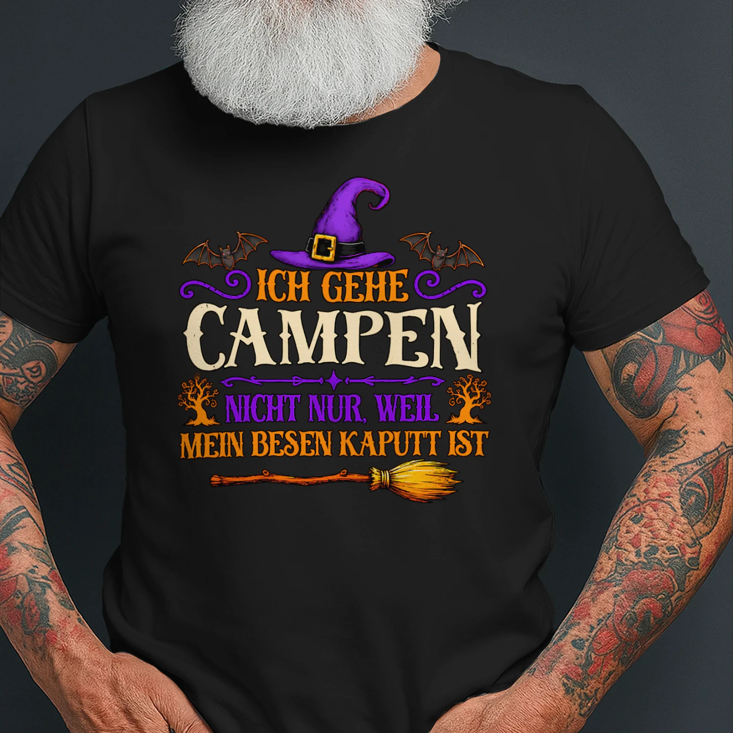 ich gehe campen nicht nur weil mein besen kaputt