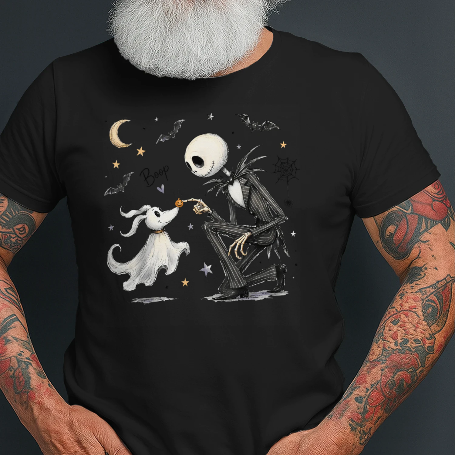 boop halloween ghost skeleton funny