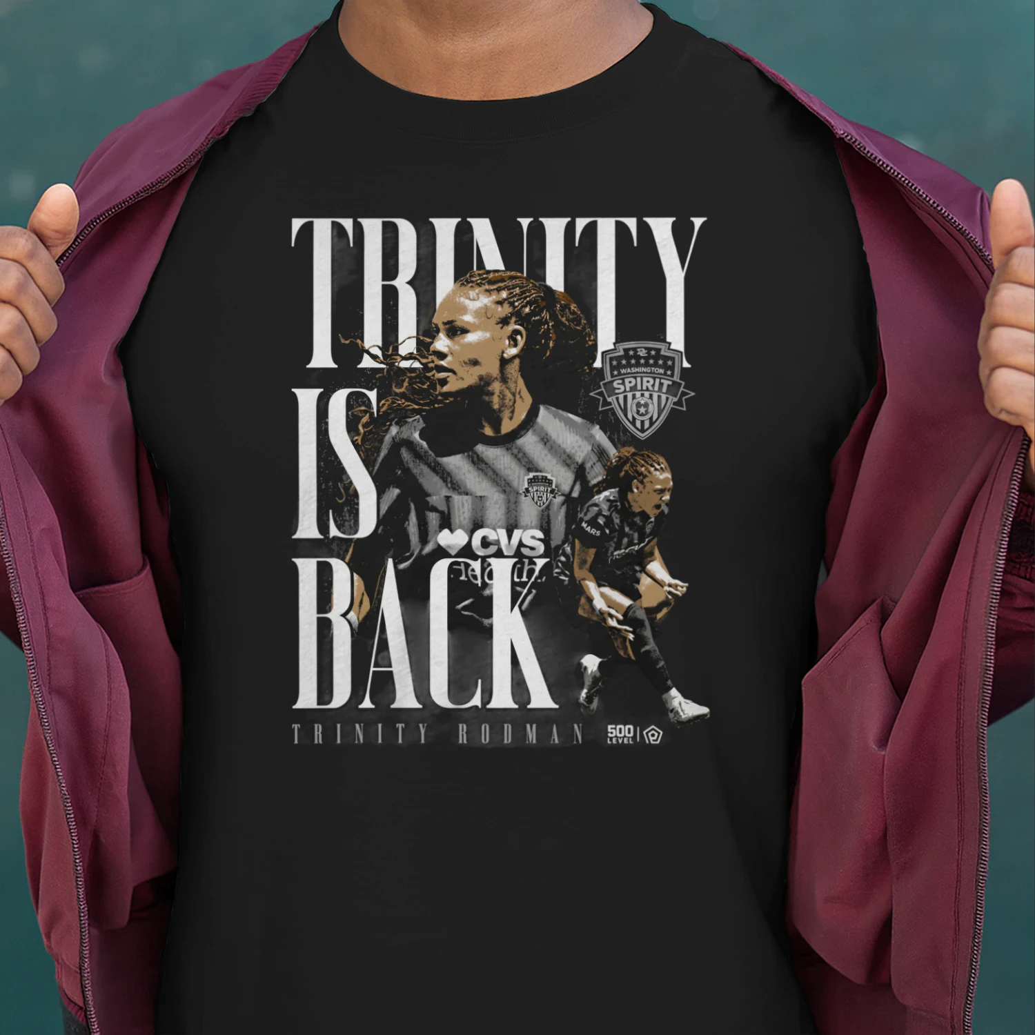 Trinity Rodman Trinity Is Back Washington Spirit shirt