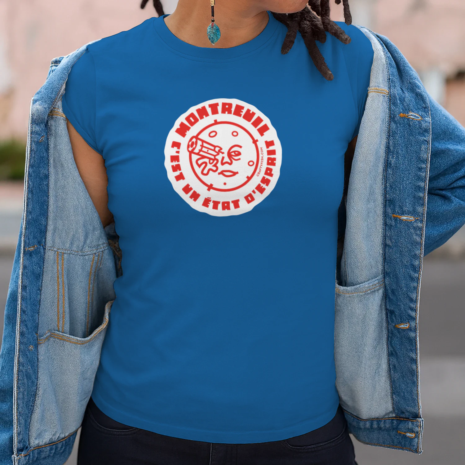 Montreuil - Un État d'Esprit Womans Fitted Tee