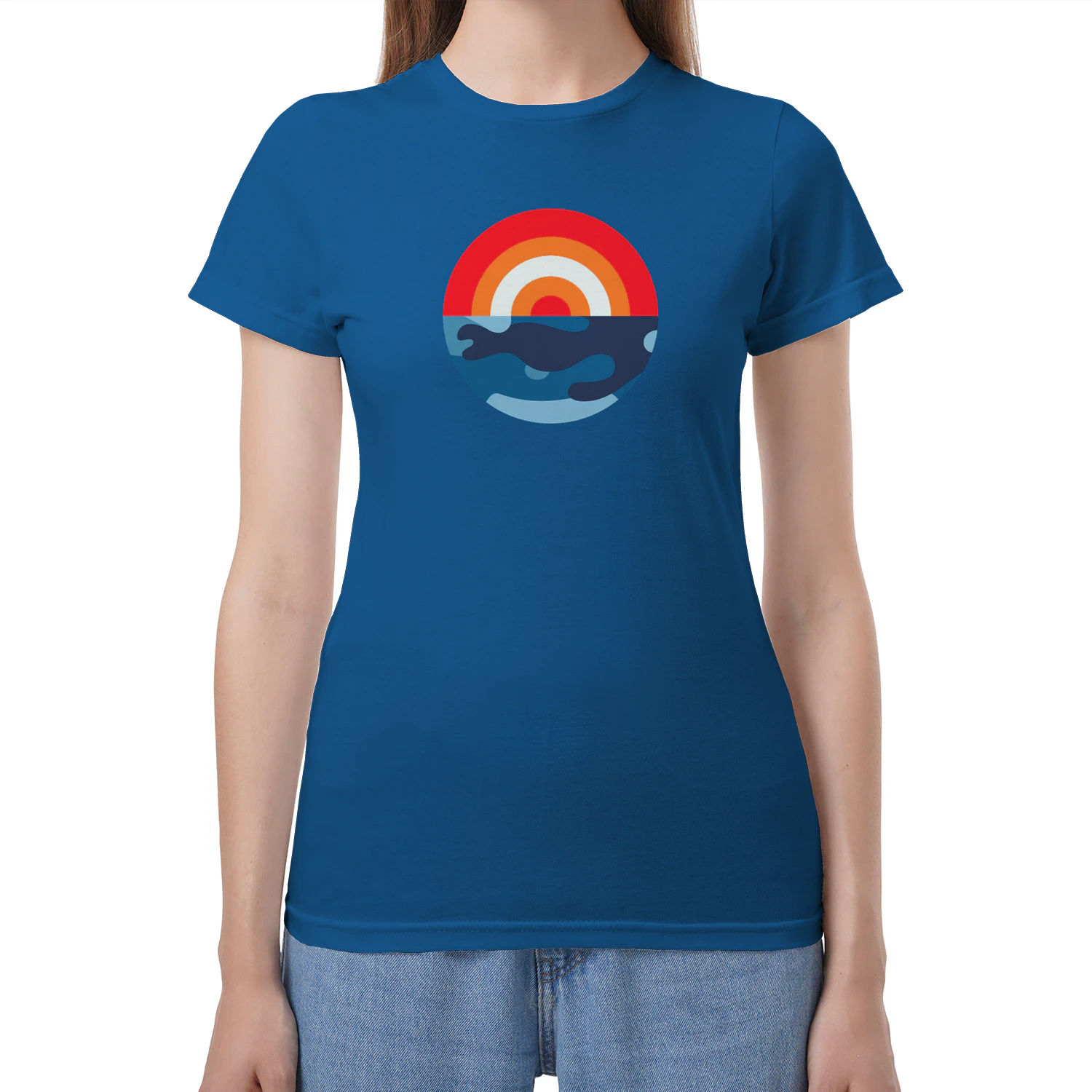 Camo Brilliant Womens Fitted Tee