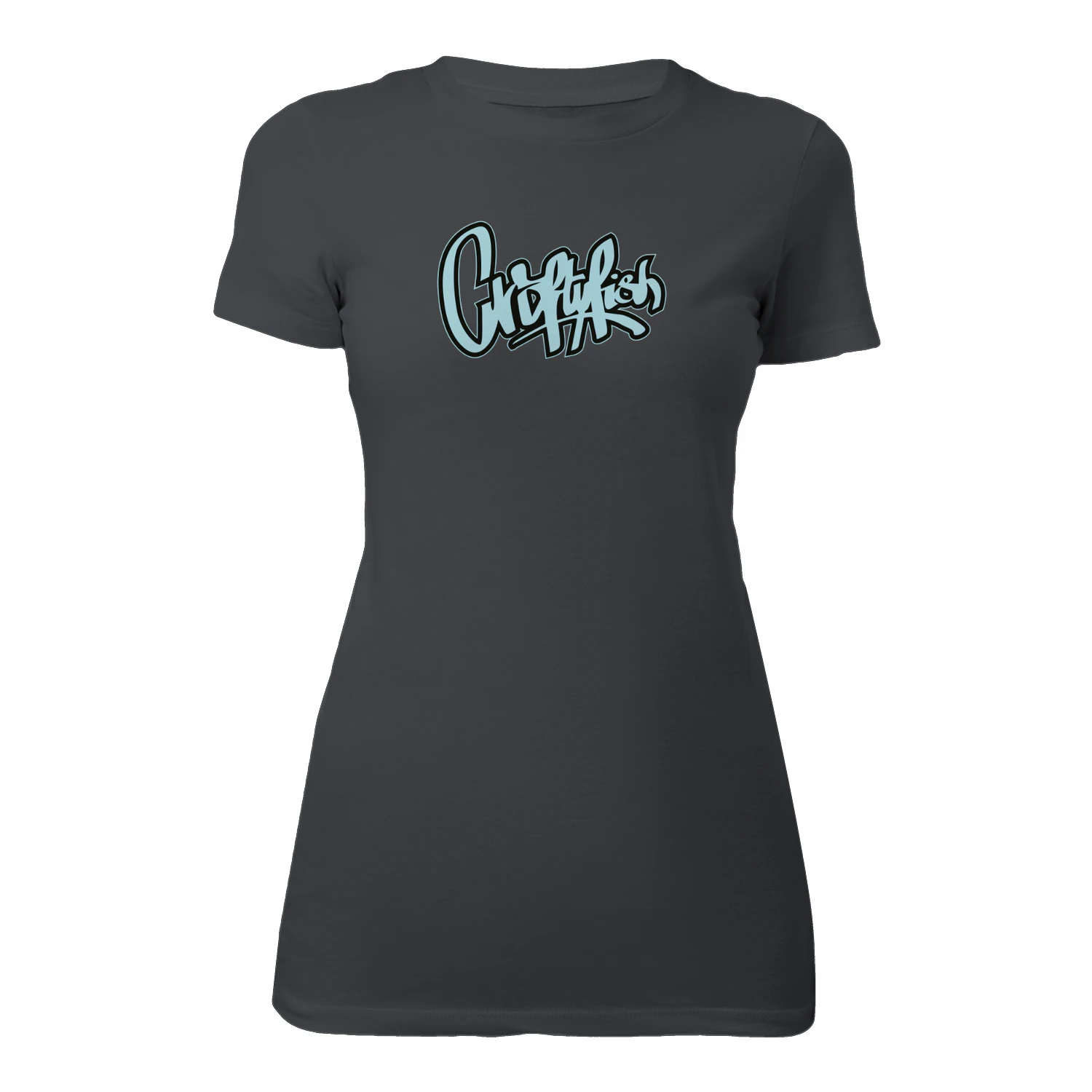 Crafty Graffiti Tag Womens Fitted Tee