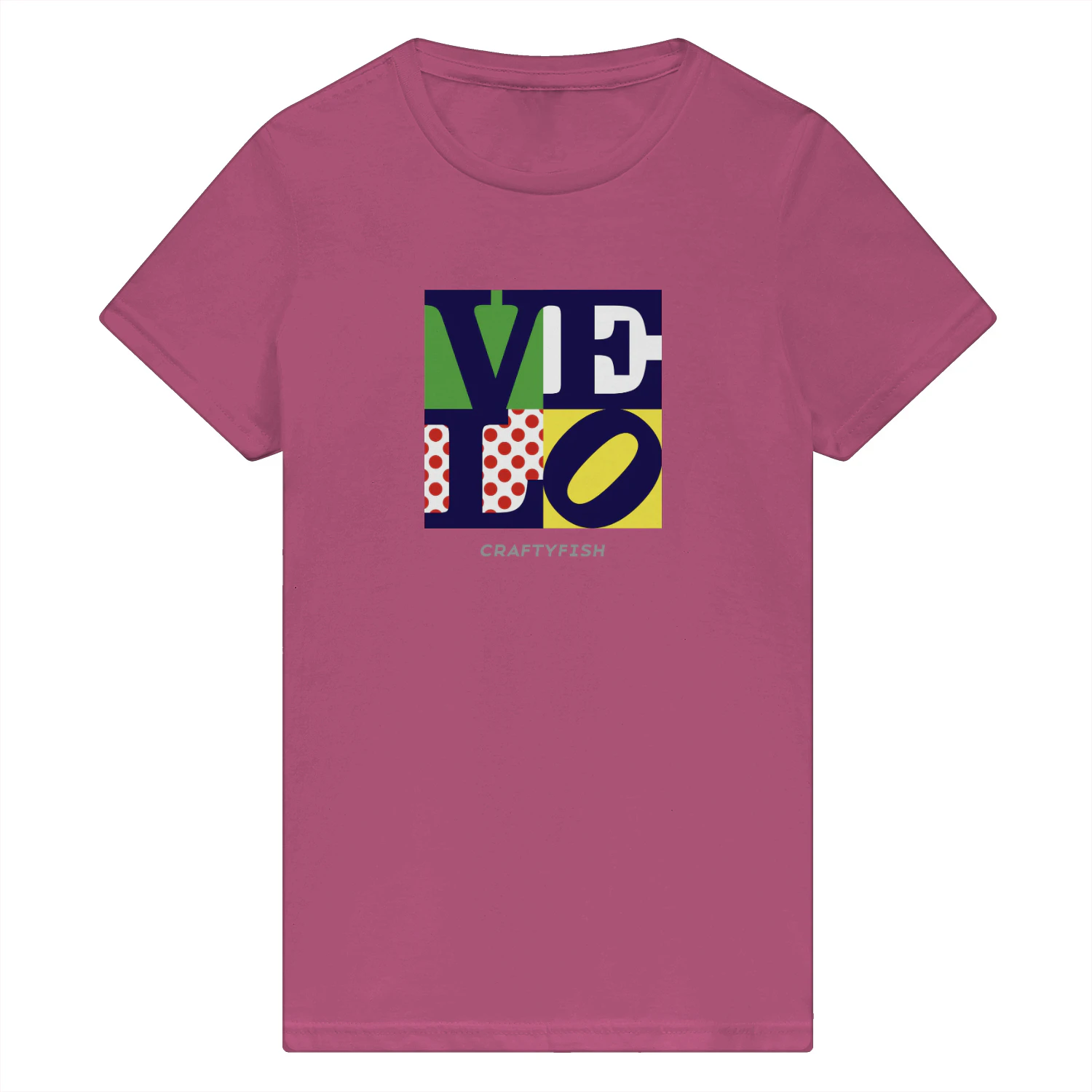 VELO LOVE Women's Fitted T-shirt