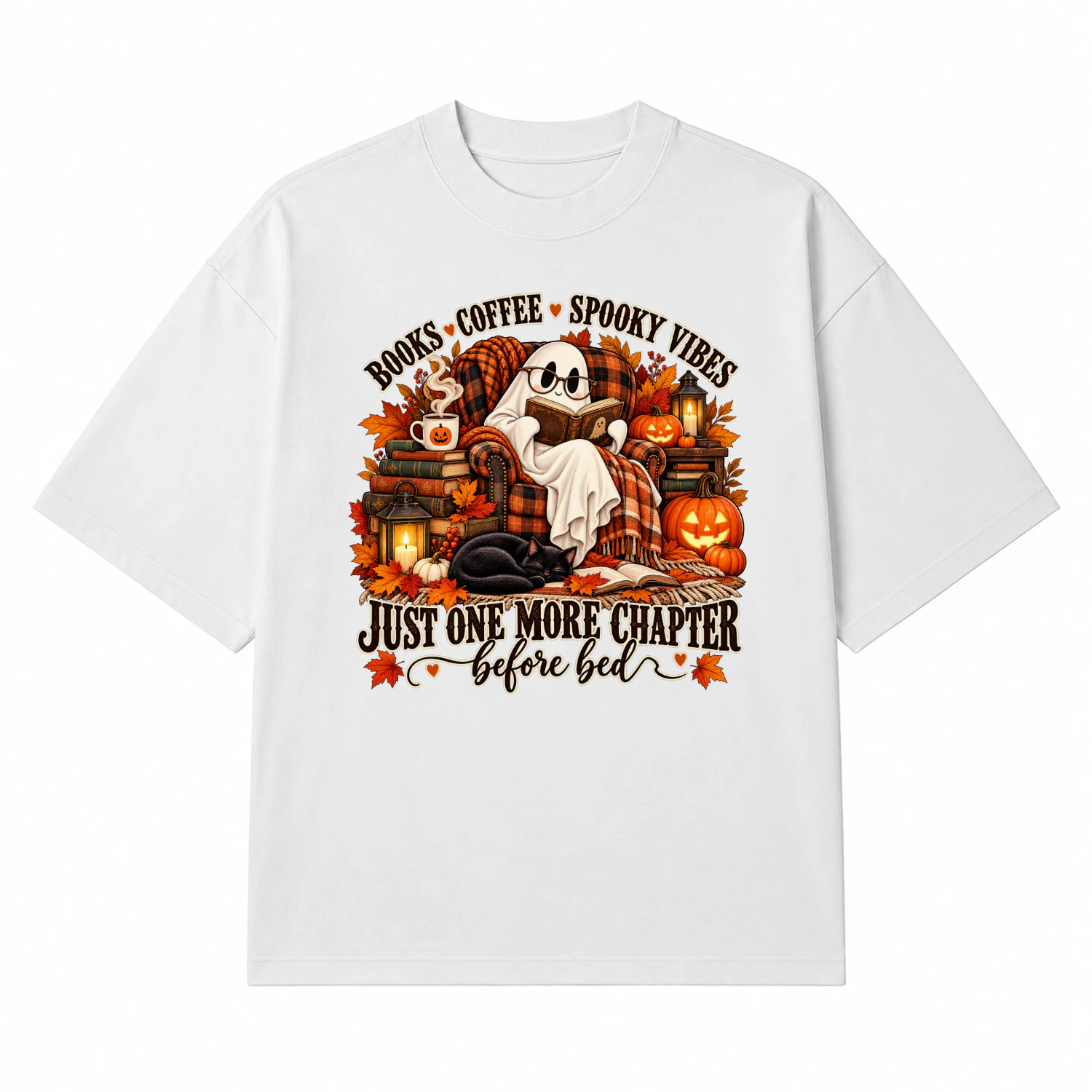Just One More Chapter - Premium Cotton Graphic T-Shirt