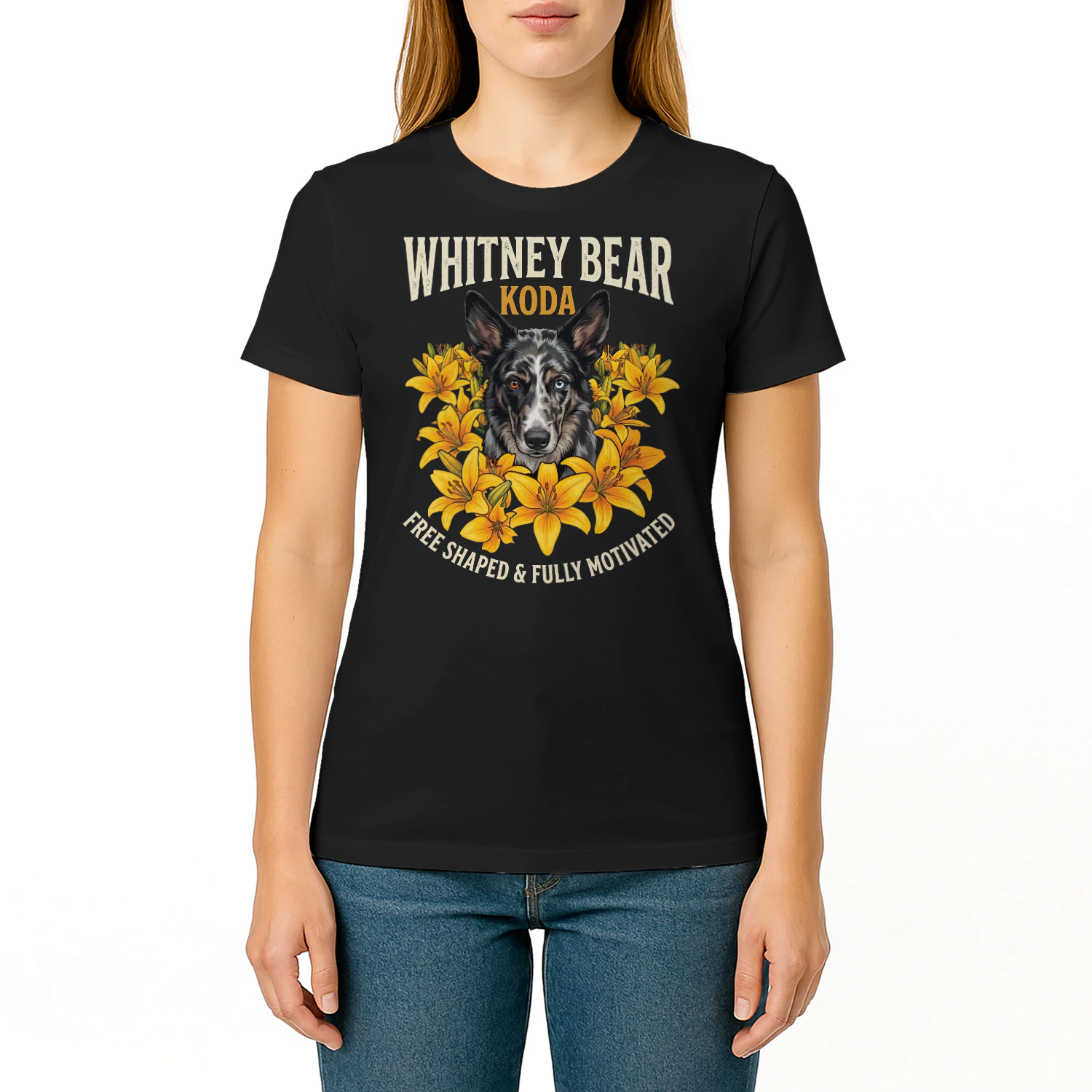 City Working Dog T-Shirt | Koda Minimalist Vector Graphic Tee | High Drive Dog Trainer Shirt