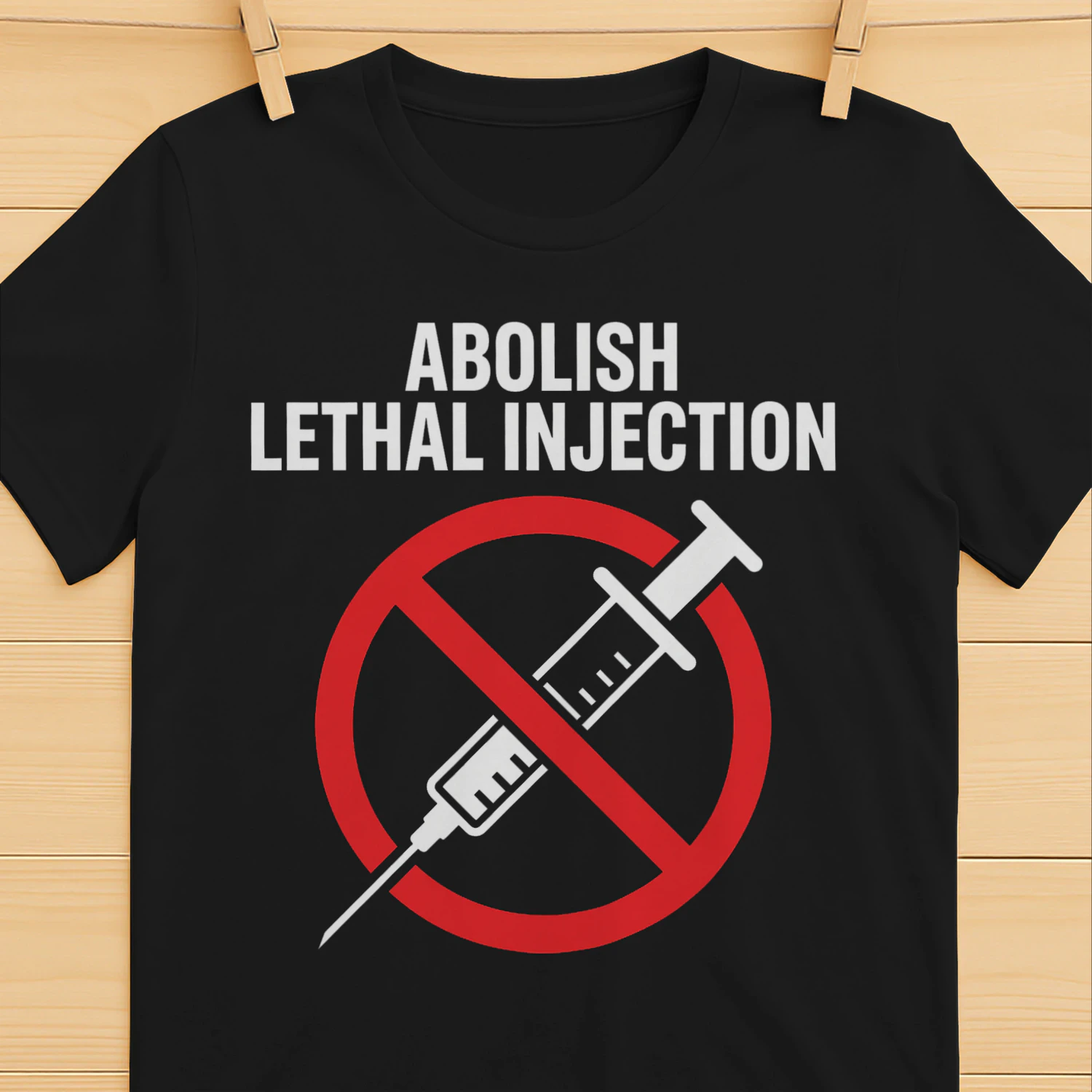 Abolish Lethal Injection Classic Unisex T-shirt