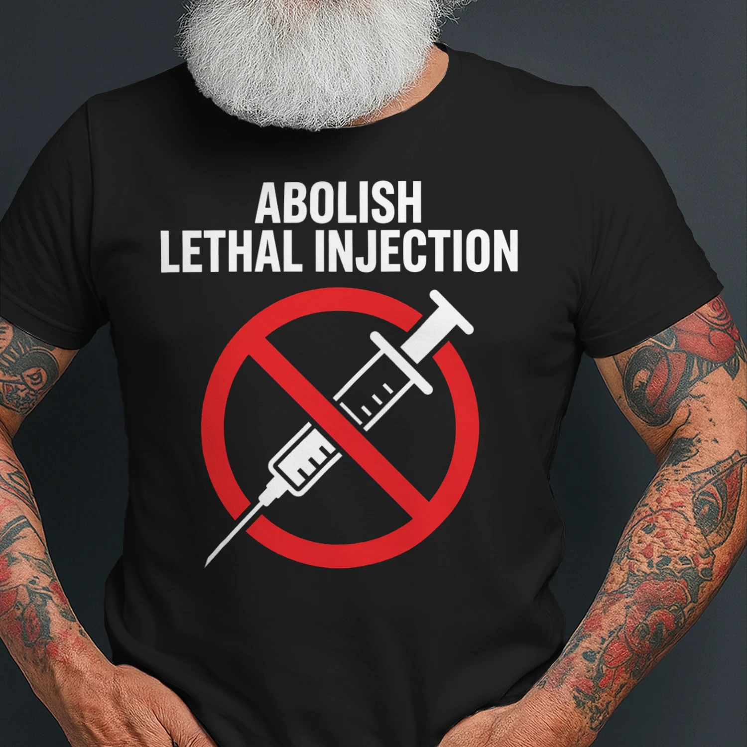 Abolish Lethal Injection Classic Unisex T-shirt