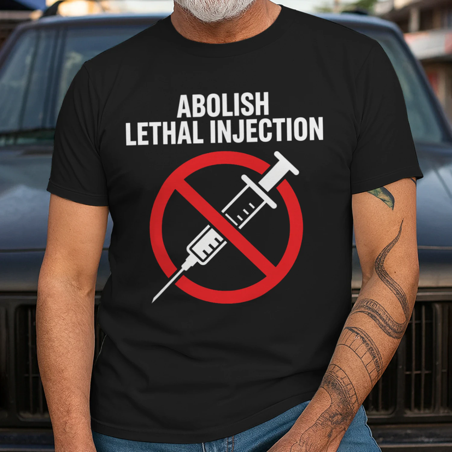 Abolish Lethal Injection Classic Unisex T-shirt