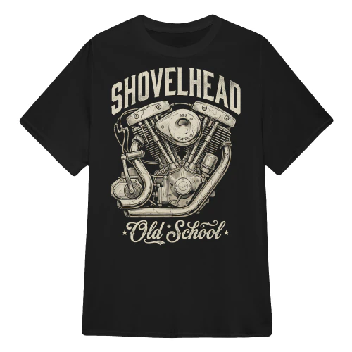 Shovelhead Old School Motorcycle Engine Vintage