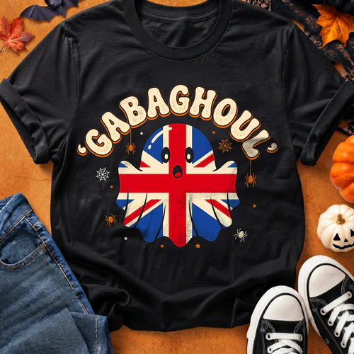 GABAGHOUL UK Flag Ghost Graphic