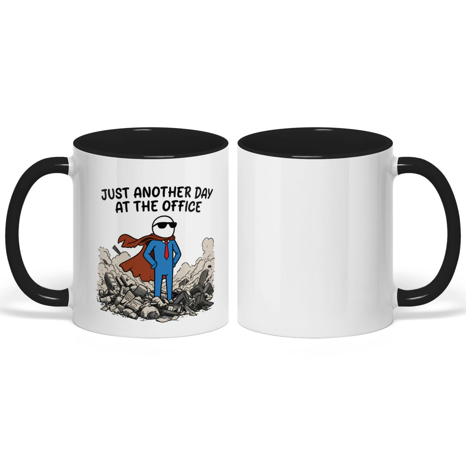 Just Another Day at the Office Funny Coffee Mug | Office Humor Mug | Coworker Gift