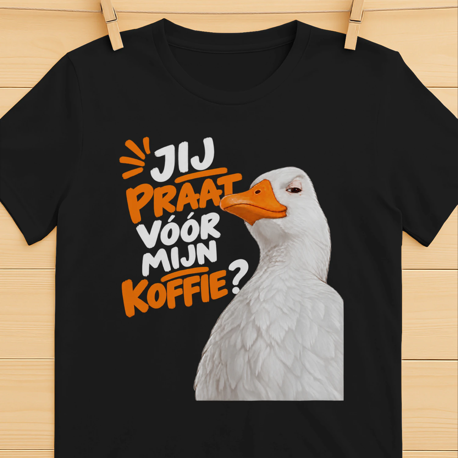 JIJ PRAAT VÓÓR MIJN KOFFIE?