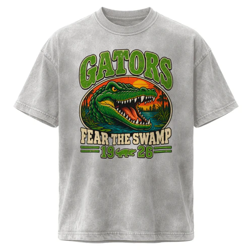 Gators Fear the Swamp 2026 Vintage Alligator Shirt | Retro Gators Football Fan Design | Swamp Game Day Tee