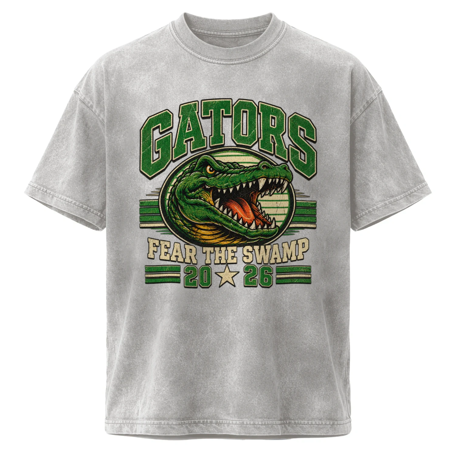 Gators Fear the Swamp 2026 Vintage Alligator Shirt | Retro College Football Fan