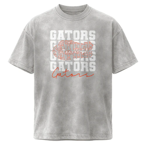 Gators Football Vintage Shirt | Retro Gators Helmet Graphic | College Football Fan Game Day Tee