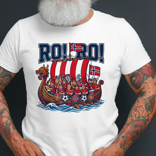 Ro Ro Norway Viking Ship Soccer Norwegian Fan Men Women 