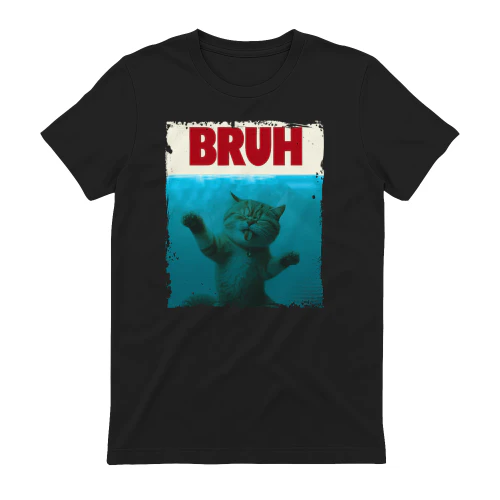 Bruh Meme Funny Cat Saying Greetings Teens Bruh Cat