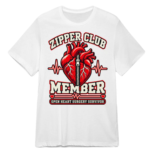 zipper club member open heart survivor