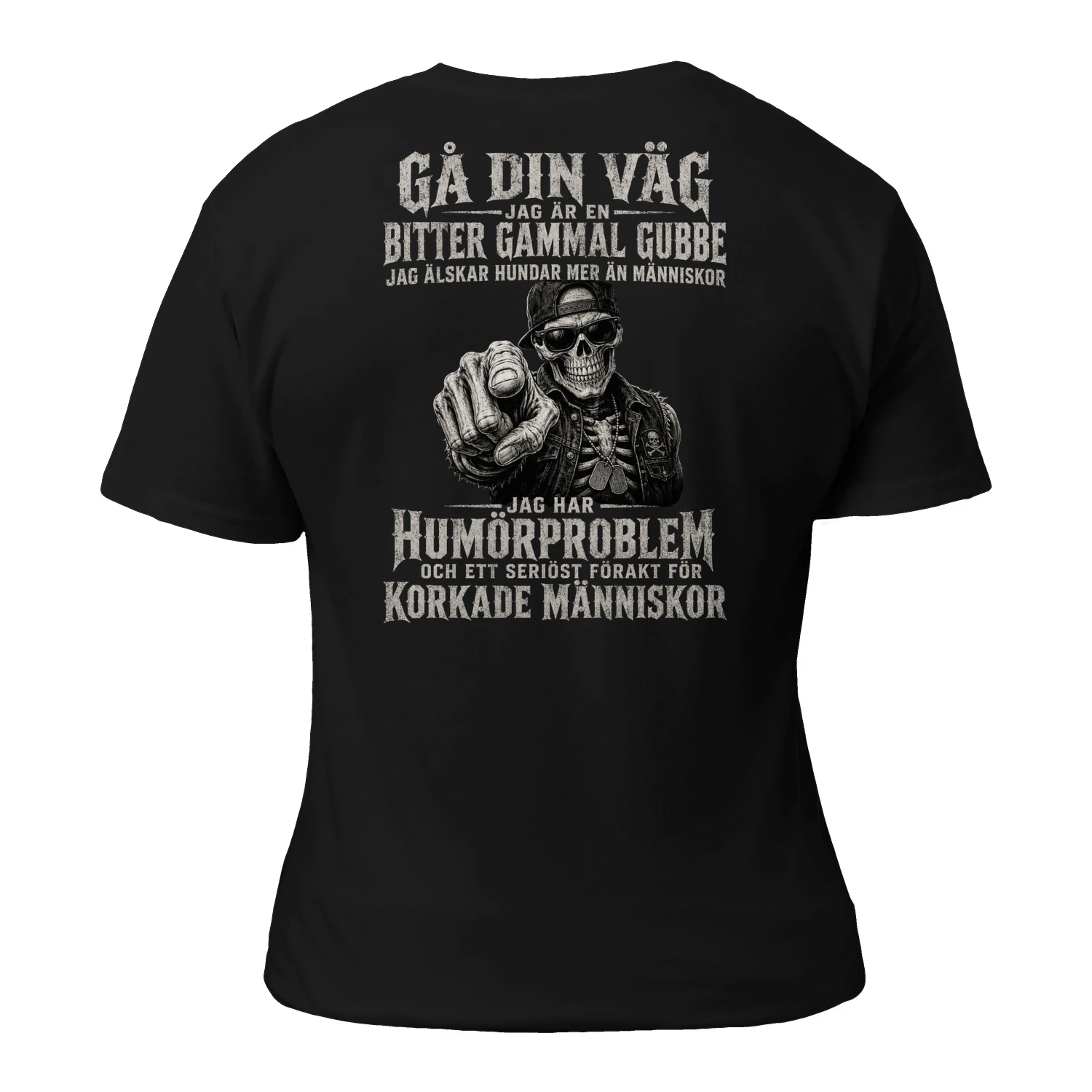 JAG ÄR EN BITTER GAMMAL GUBBE JAG ÄLSKAR HUNDAR MER ÄN MÄNNISKOR