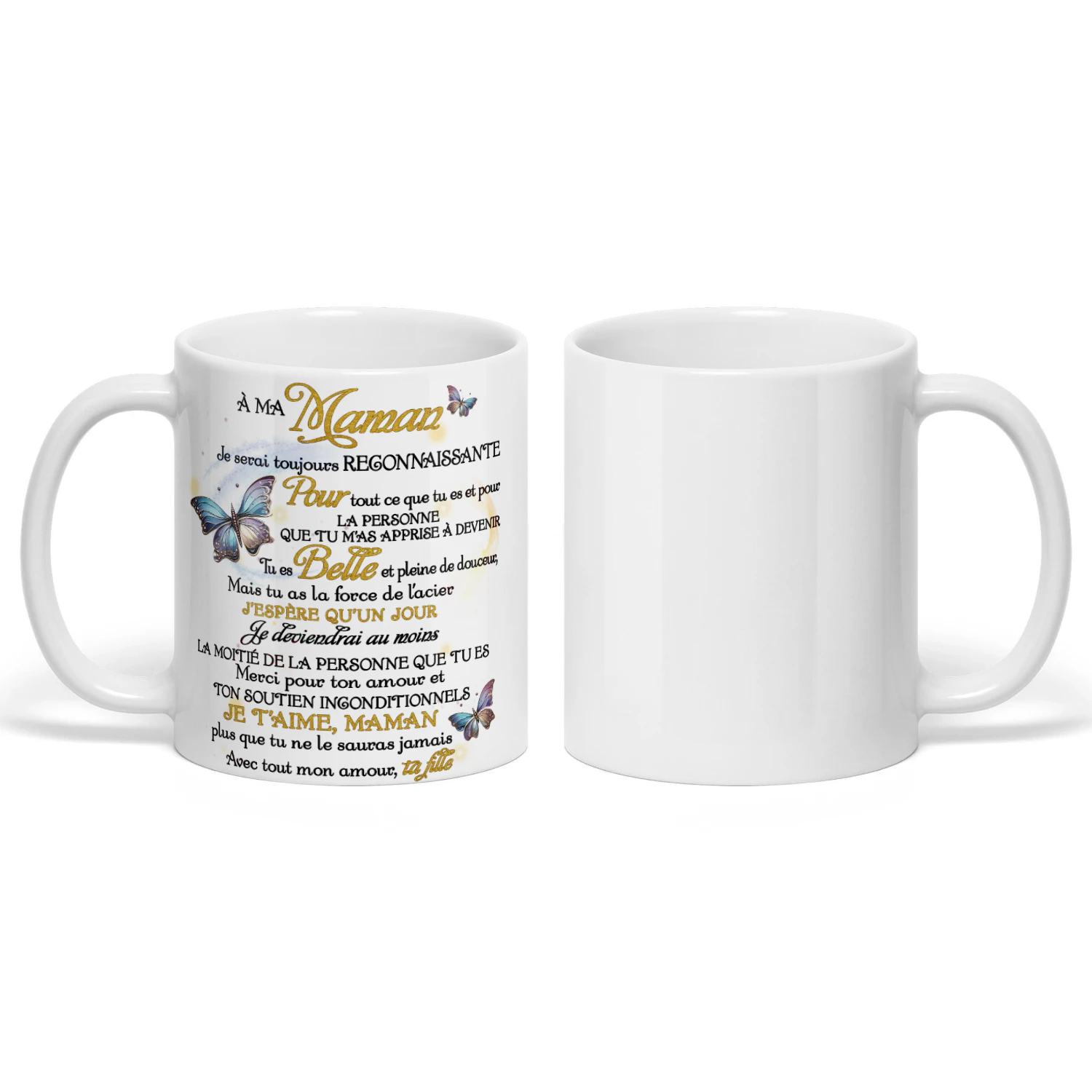 FR - À MA MAMAN Je serai toujours RECONNAISSANTE Pour tout ce que tu es
