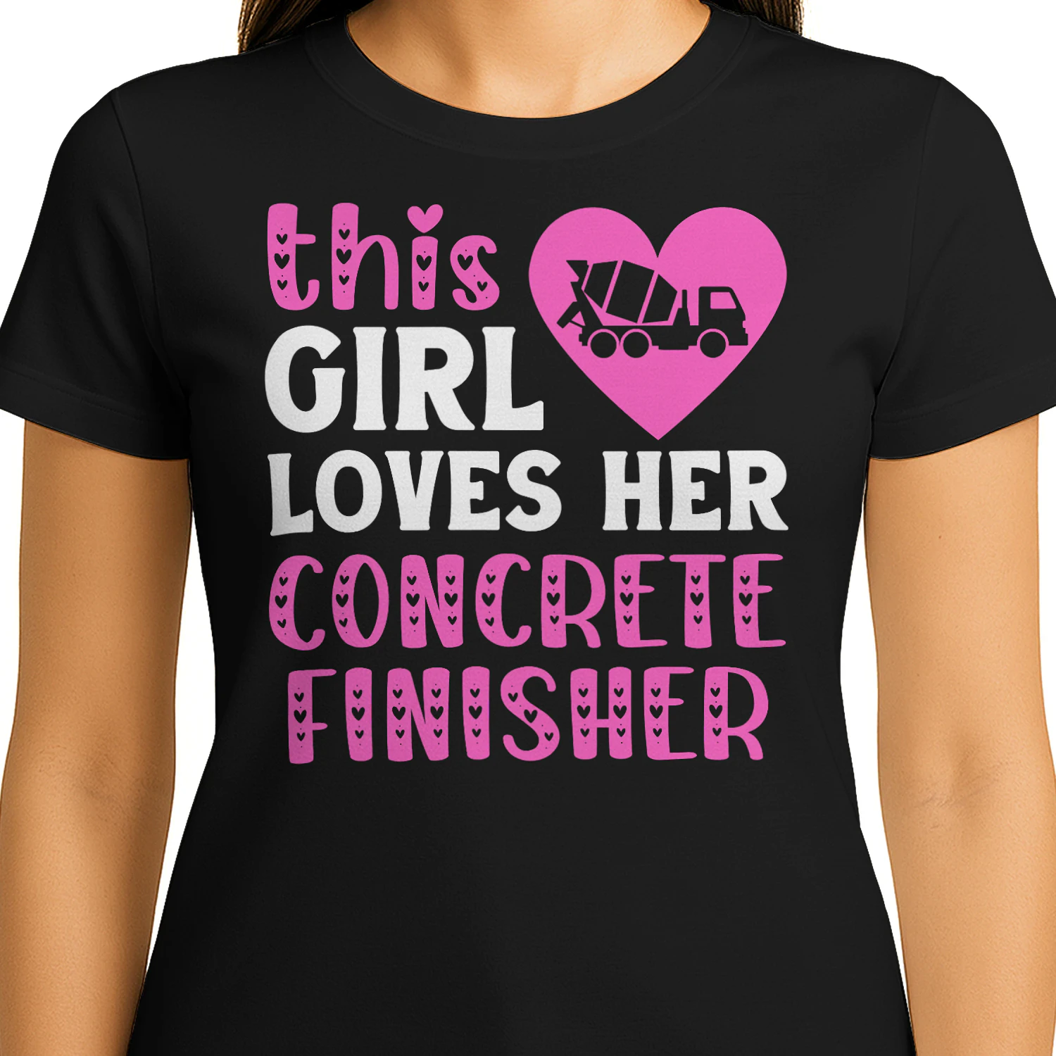 This Girl Loves Her Concrete Finisher