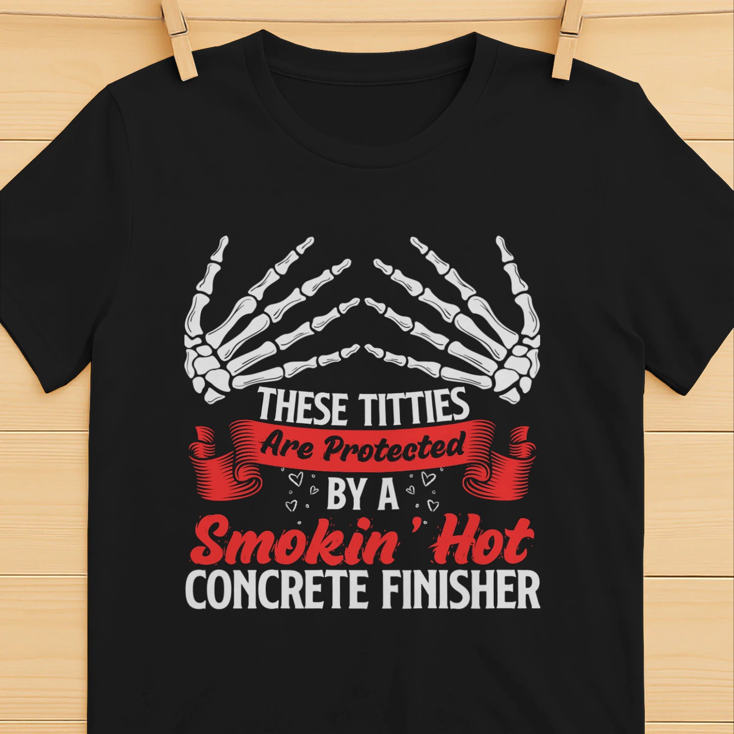 Protected By A Smokin Hot Concrete Finisher