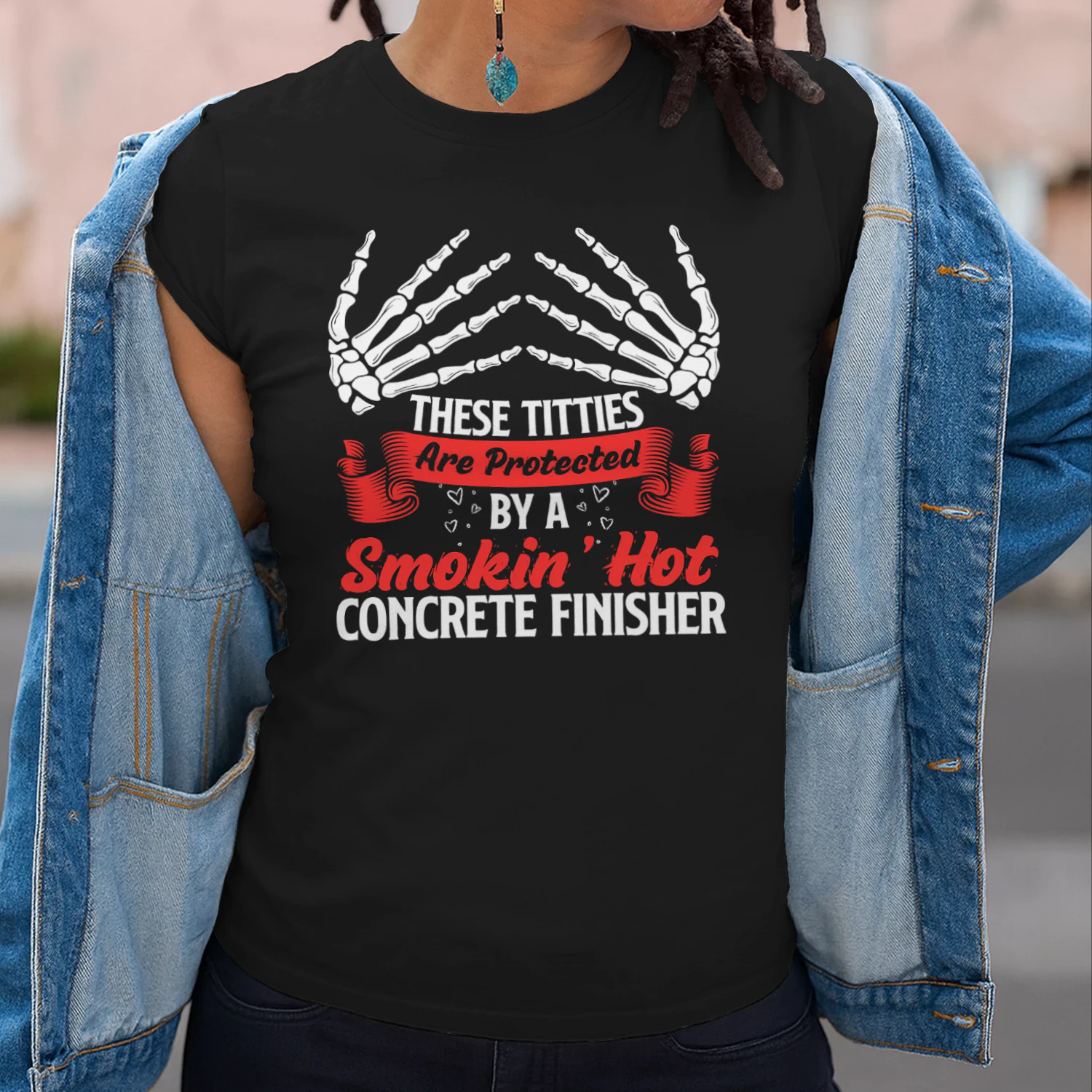 Protected By A Smokin Hot Concrete Finisher