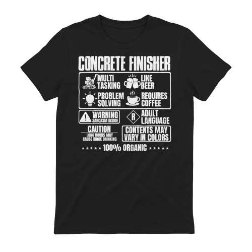 Concrete Finisher Nutrition Facts