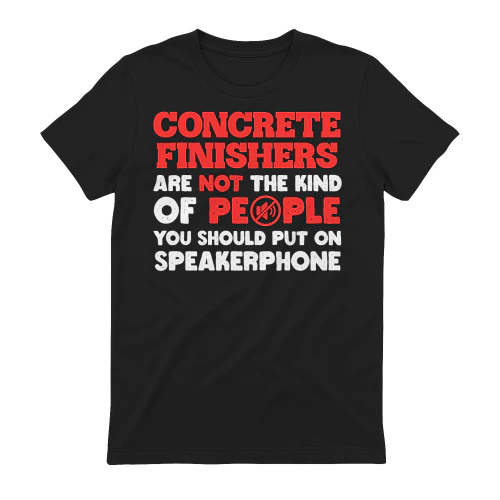 No Speakerphone - Concrete Finisher