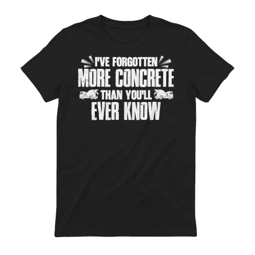 I'VE FORGOTTEN MORE CONCRETE