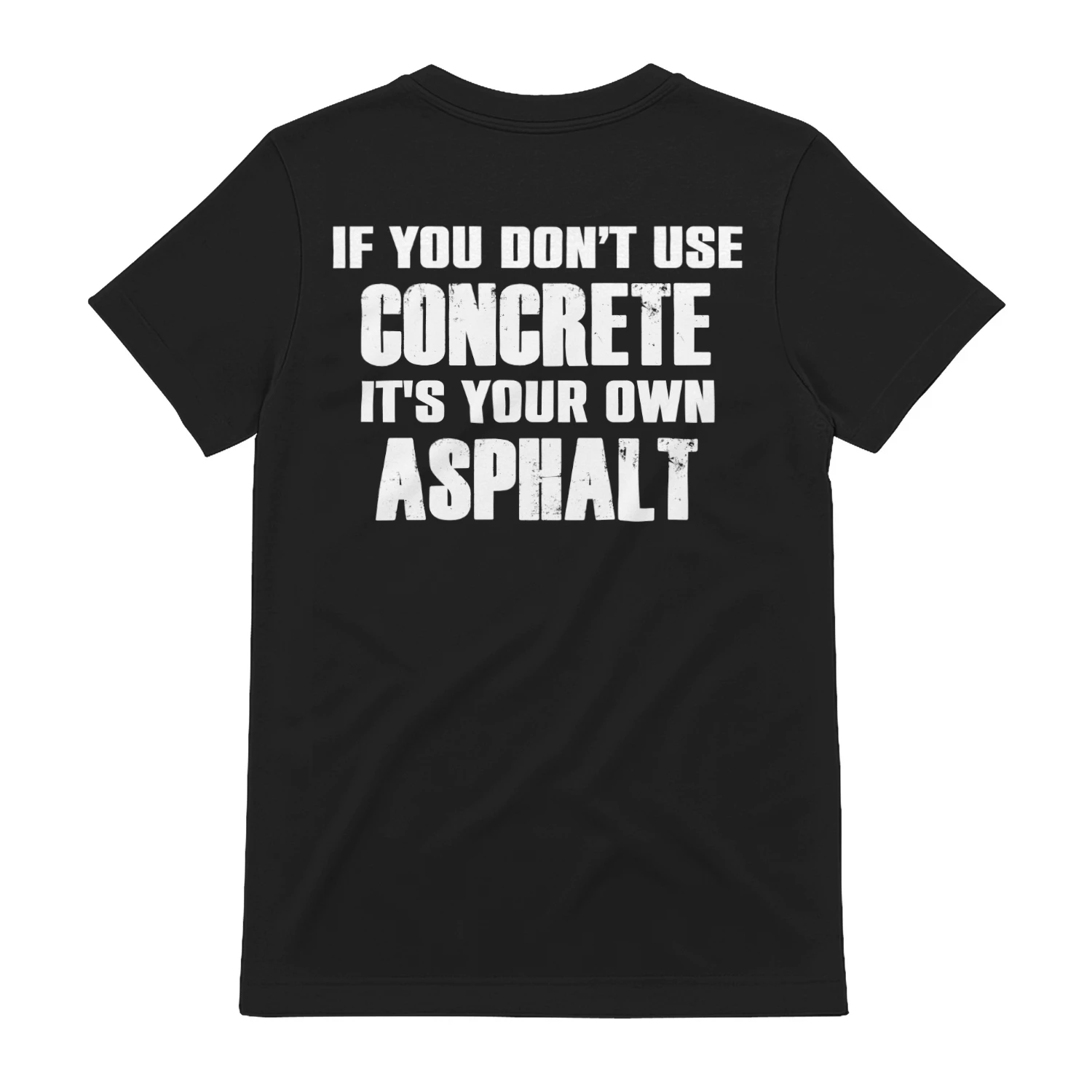 If you dont use concrete