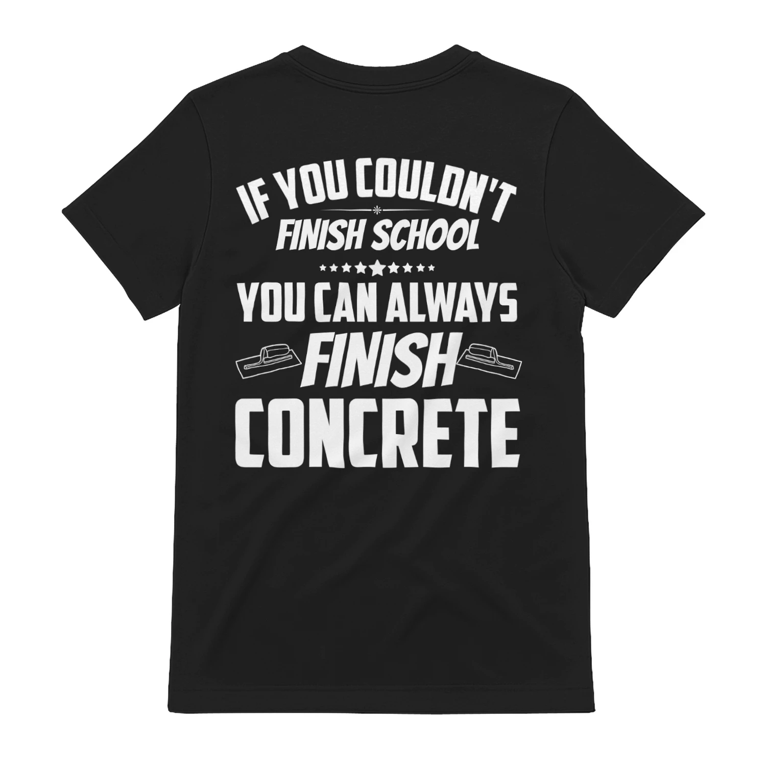 YOU CAN ALWAYS FINISH CONCRETE