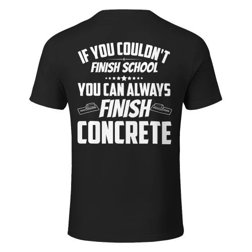 YOU CAN ALWAYS FINISH CONCRETE