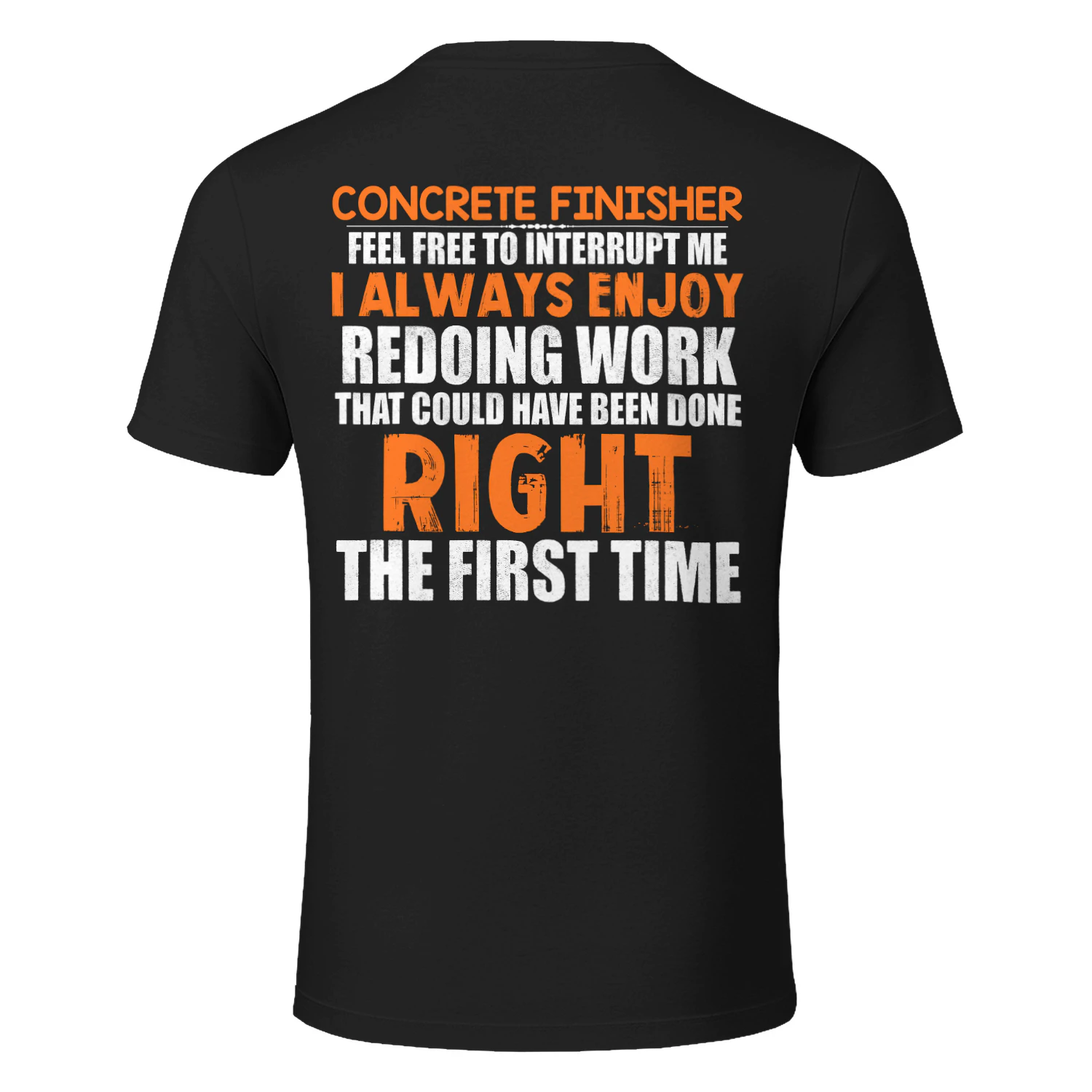 Concrete Finisher - Enjoy Redoing Work