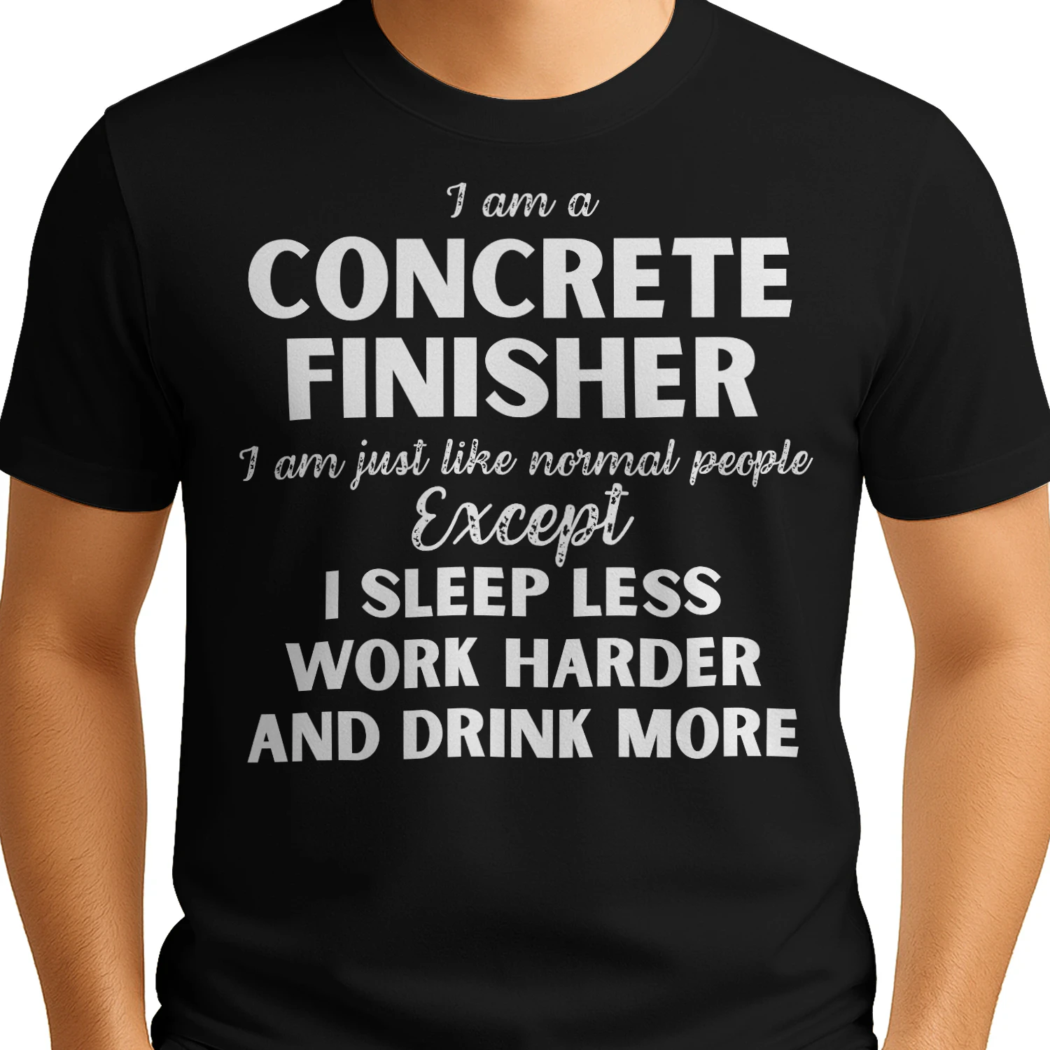 I am a Concrete Finisher - I Sleep less and word harder