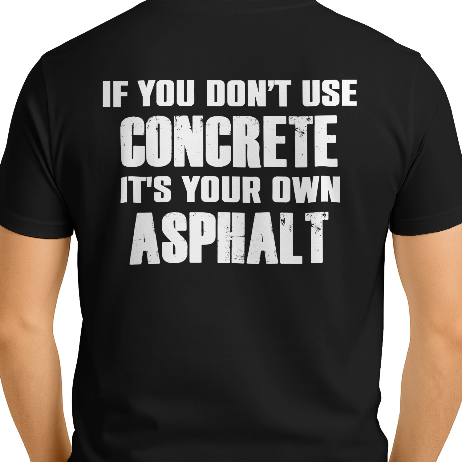 If you dont use concrete