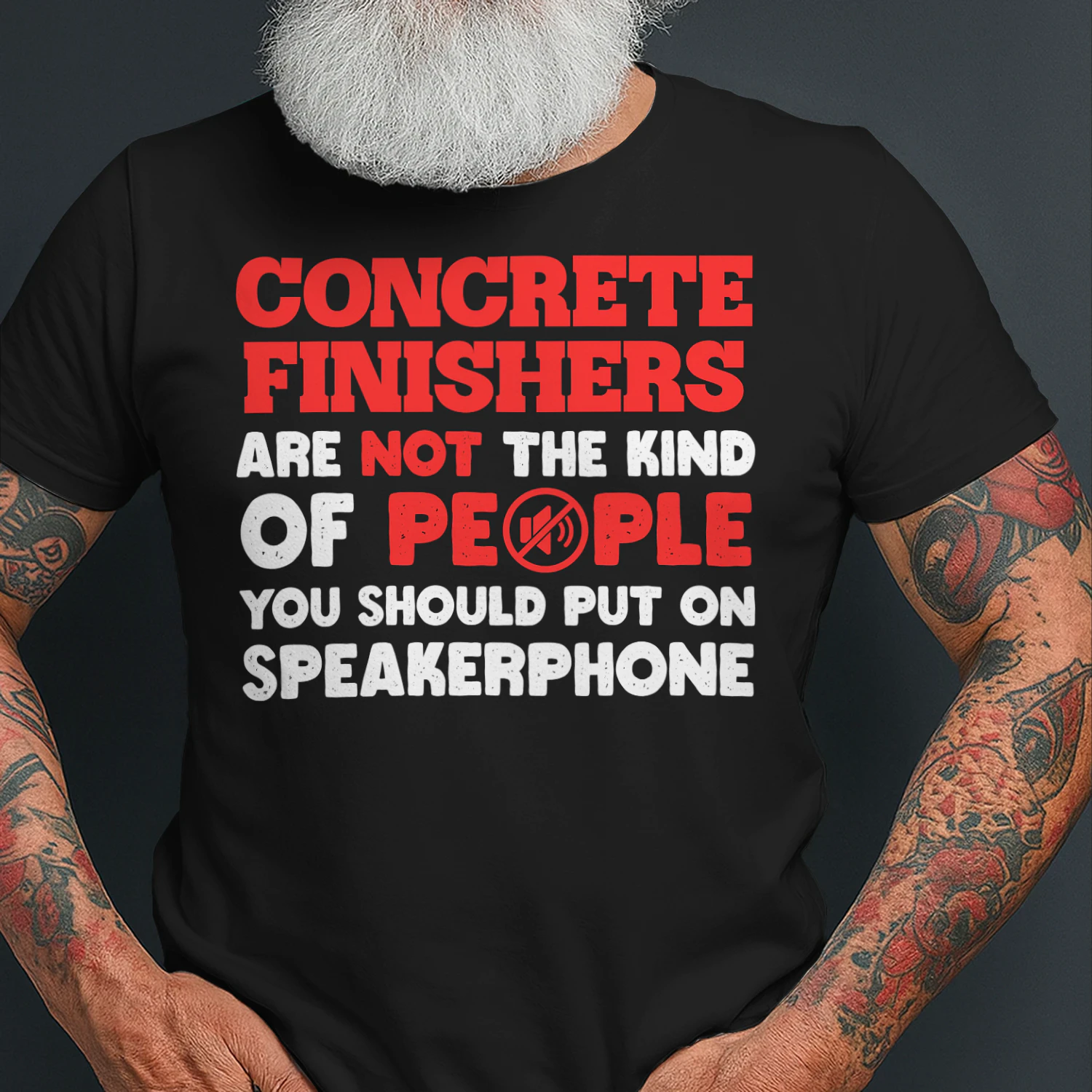 No Speakerphone - Concrete Finisher