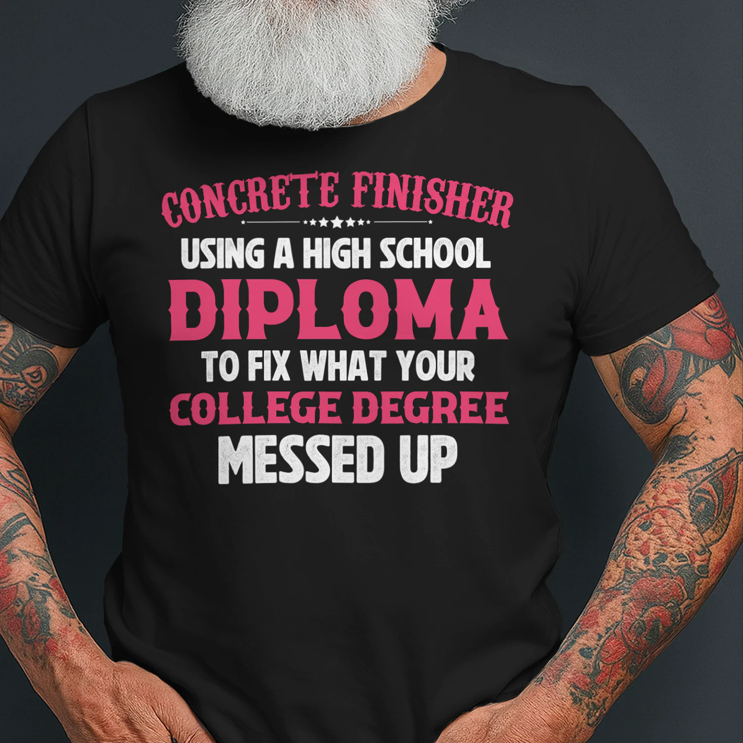 Concrete Finisher - Fix your college degree messed up