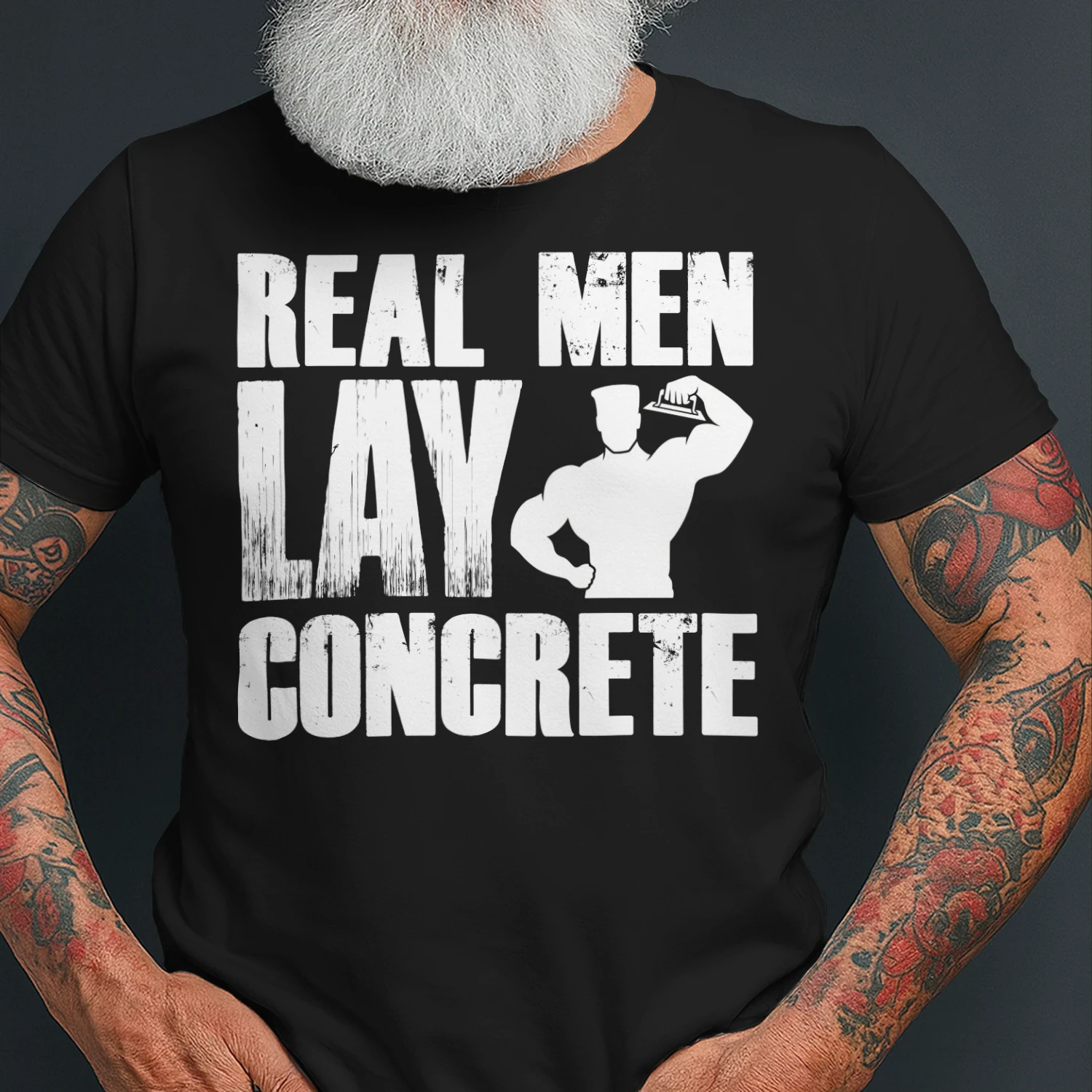 REAL MEN LAY CONCRETE
